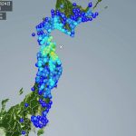 青森県沖での地震情報です。