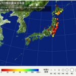 ここ一週間の地震です。