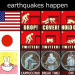 日本人の「地震時の対応」画像が的確すぎると話題に